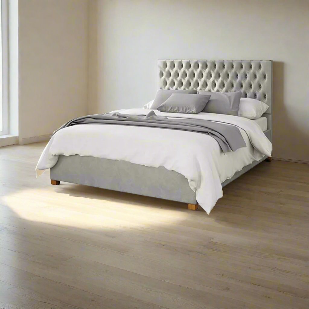 Chesterfield Sleigh Bed With Storage