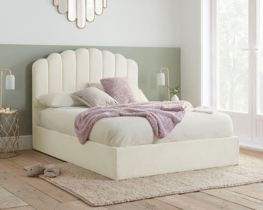 Teddy Fleece Ottoman Bed