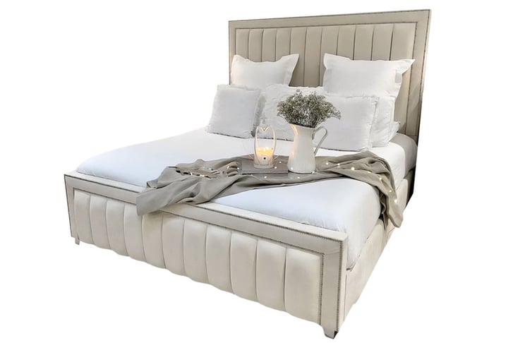 Dream Stripe Panel Bed Frame