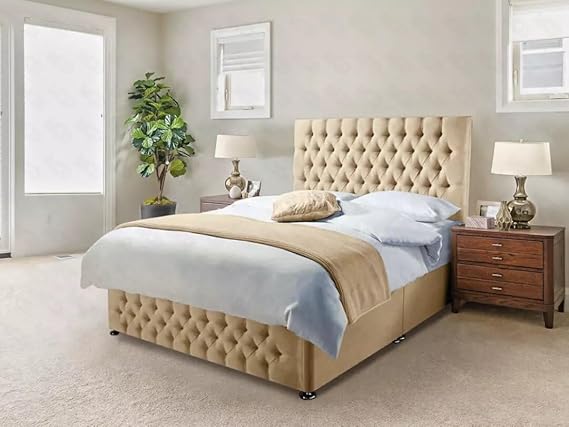 Sleigh Bed Frame Ottoman