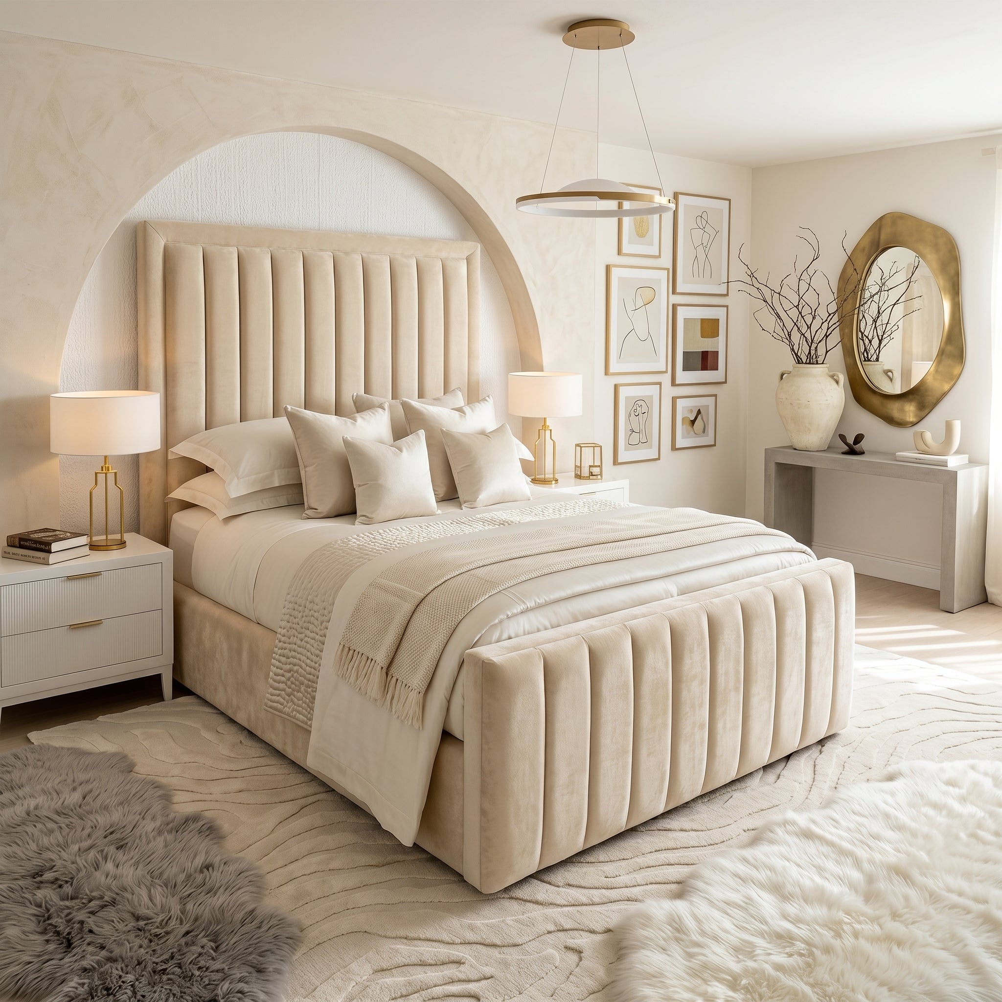 Modern Luxe Ottoman Bed
