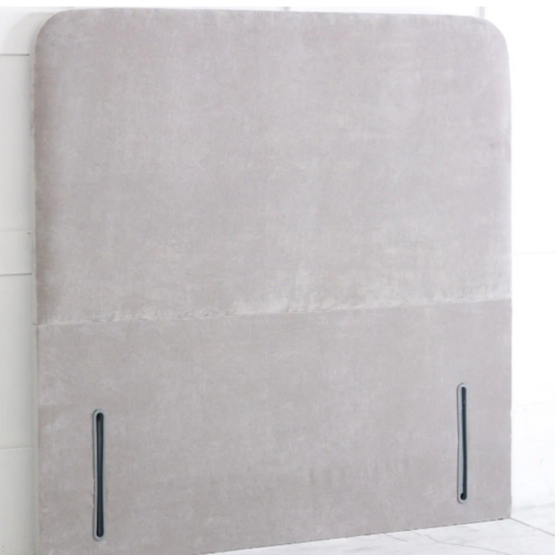 Plush Velvet Minimalist Plain Floor Standing Headboard | Available in 26 and 49 inches