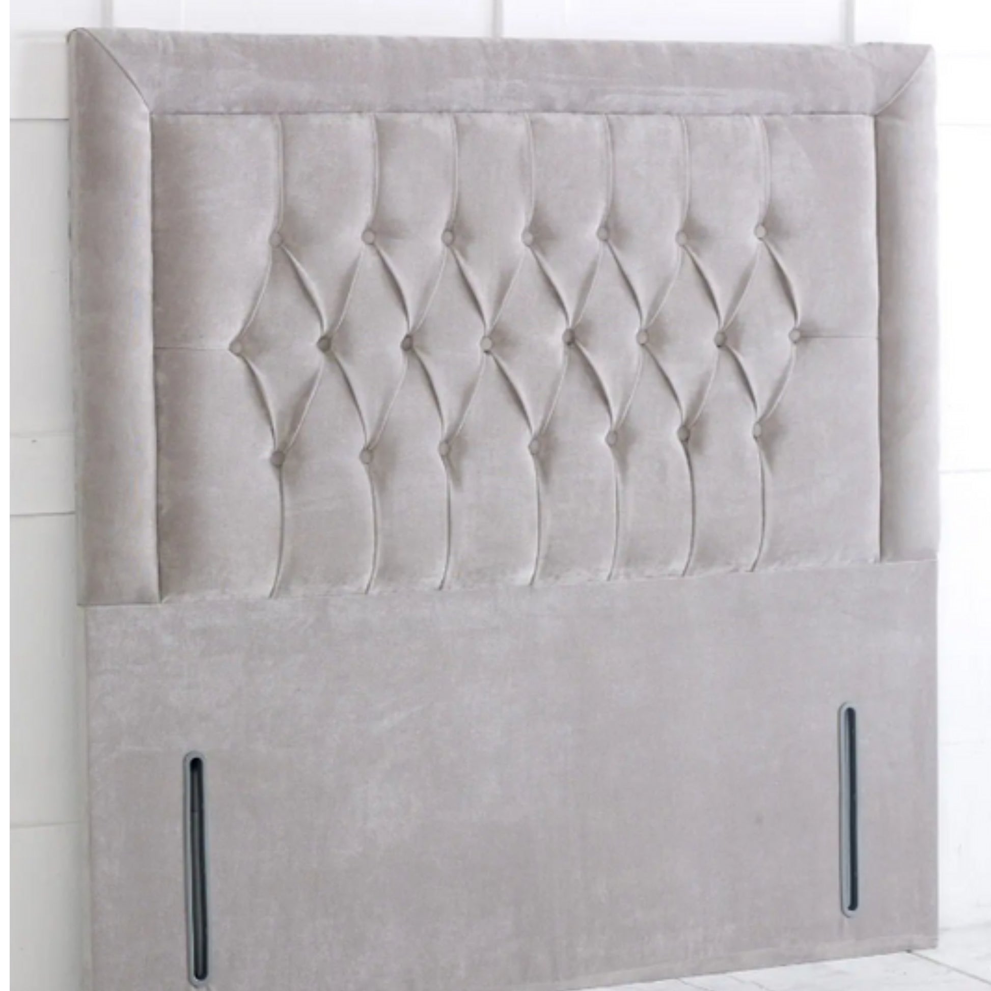 Bumper Chesterfield Floor Standing Headboard | Available In 26 and 49 Inches