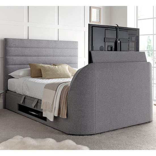 Modern Upholstered Bed White