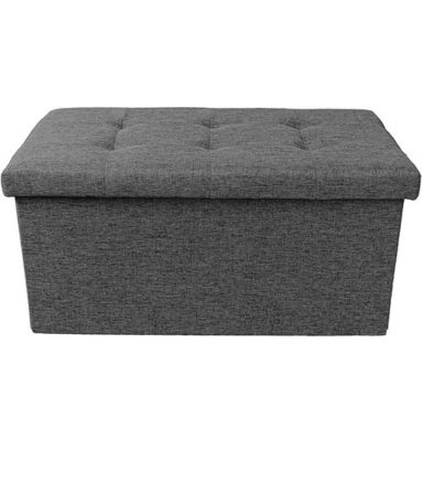 Storage Ottoman Bench, Storage Chest, Foot Rest Stool