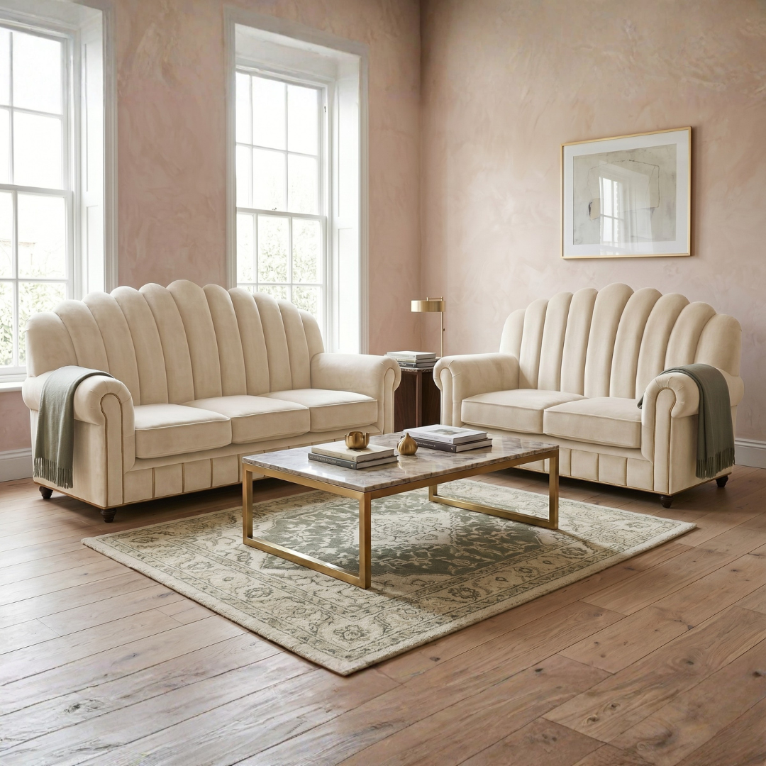 Elegant Shell Sofa Set