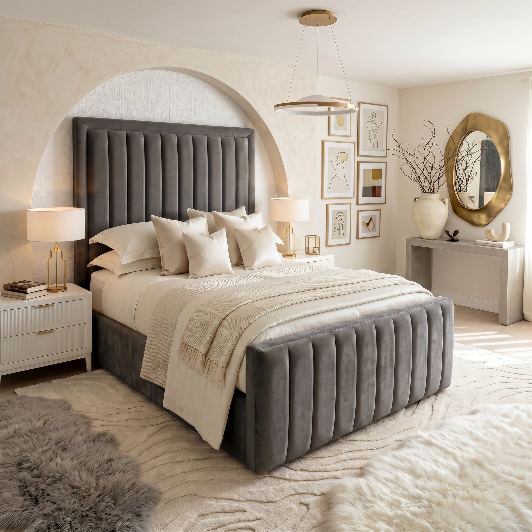 Modern Luxe Ottoman Bed