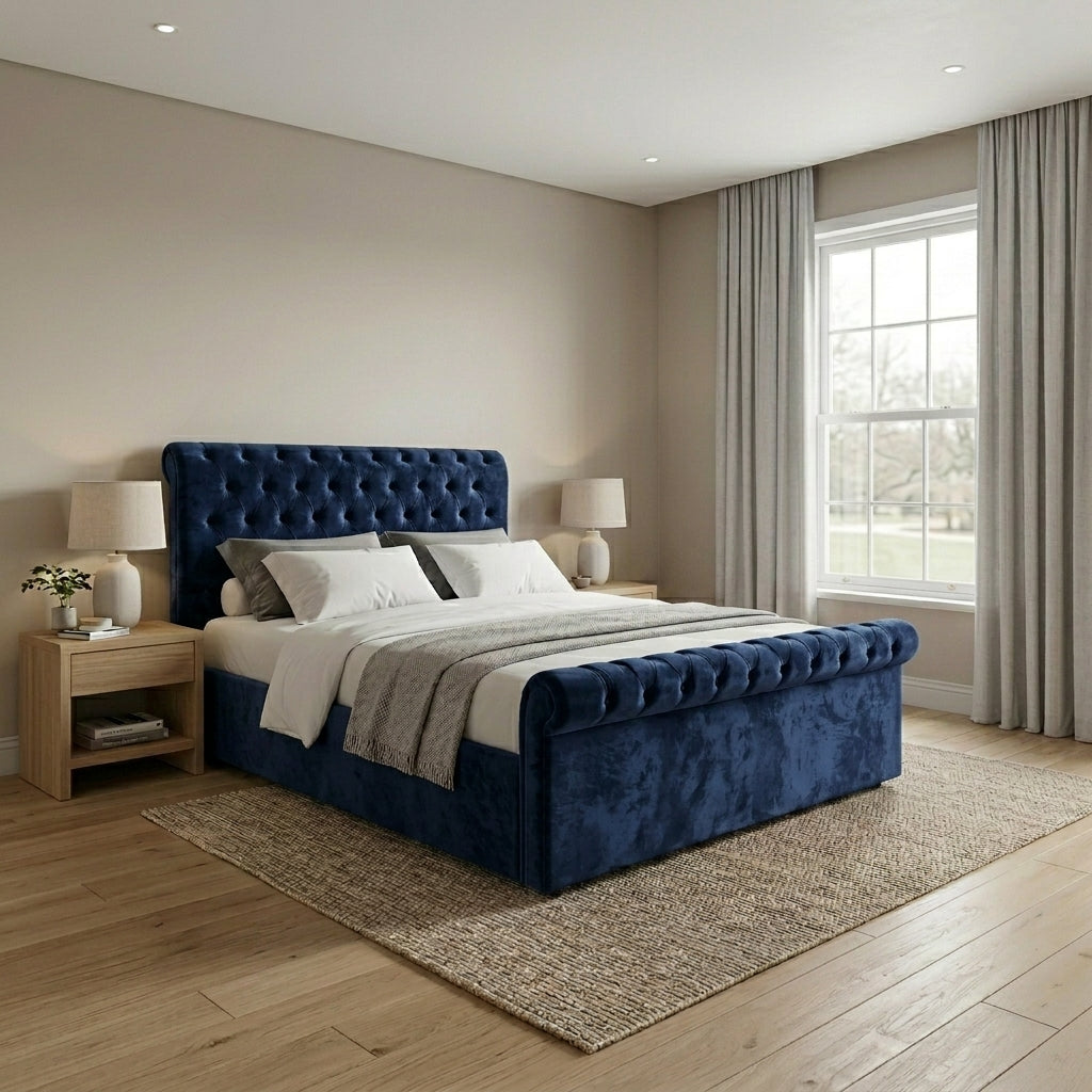 Luxurious Modern Upholstered Bed