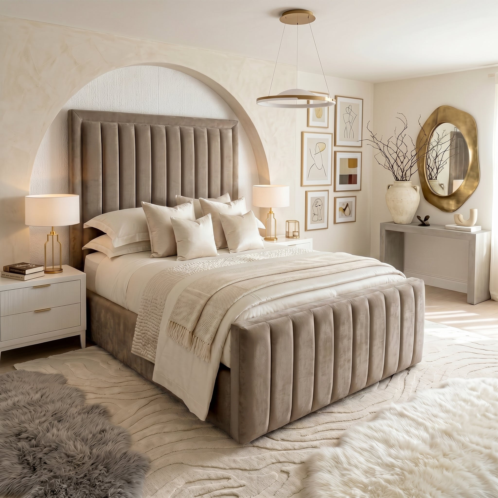 Modern Luxe Ottoman Bed