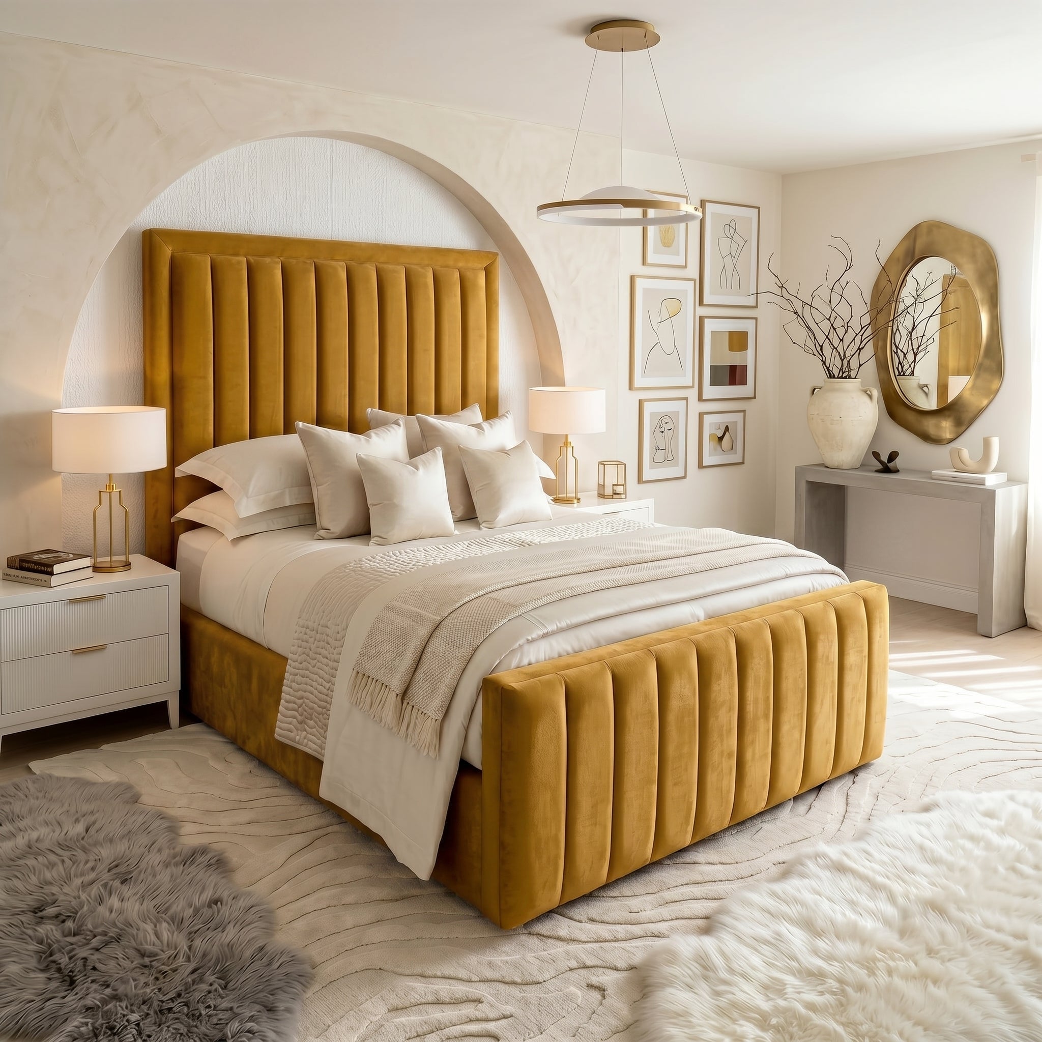 Modern Luxe Ottoman Bed