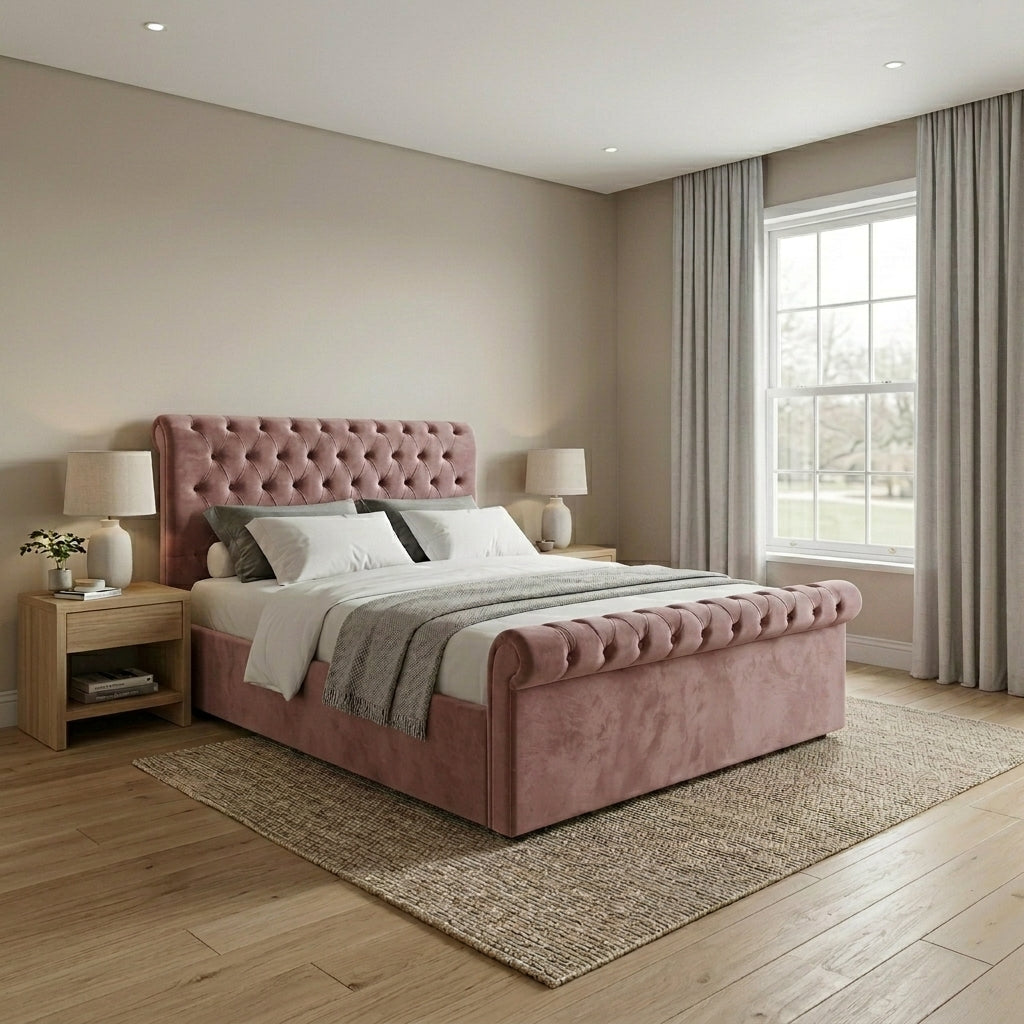 Luxurious Modern Upholstered Bed