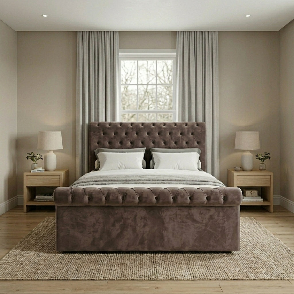 Luxurious Modern Upholstered Bed