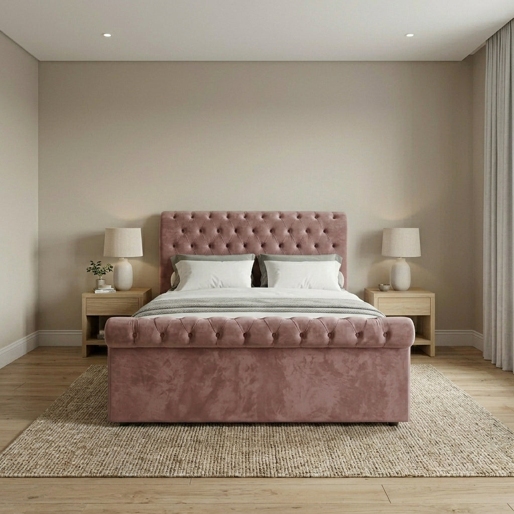 Luxurious Modern Upholstered Bed