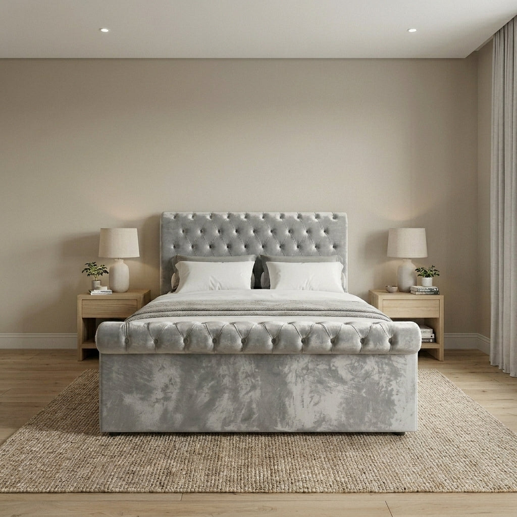 Luxurious Modern Upholstered Bed