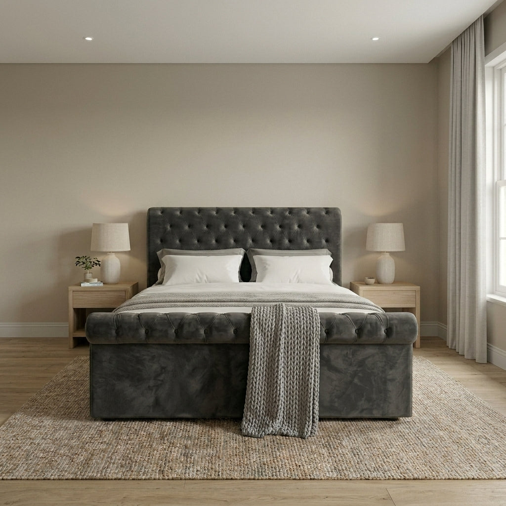 Luxurious Modern Upholstered Bed