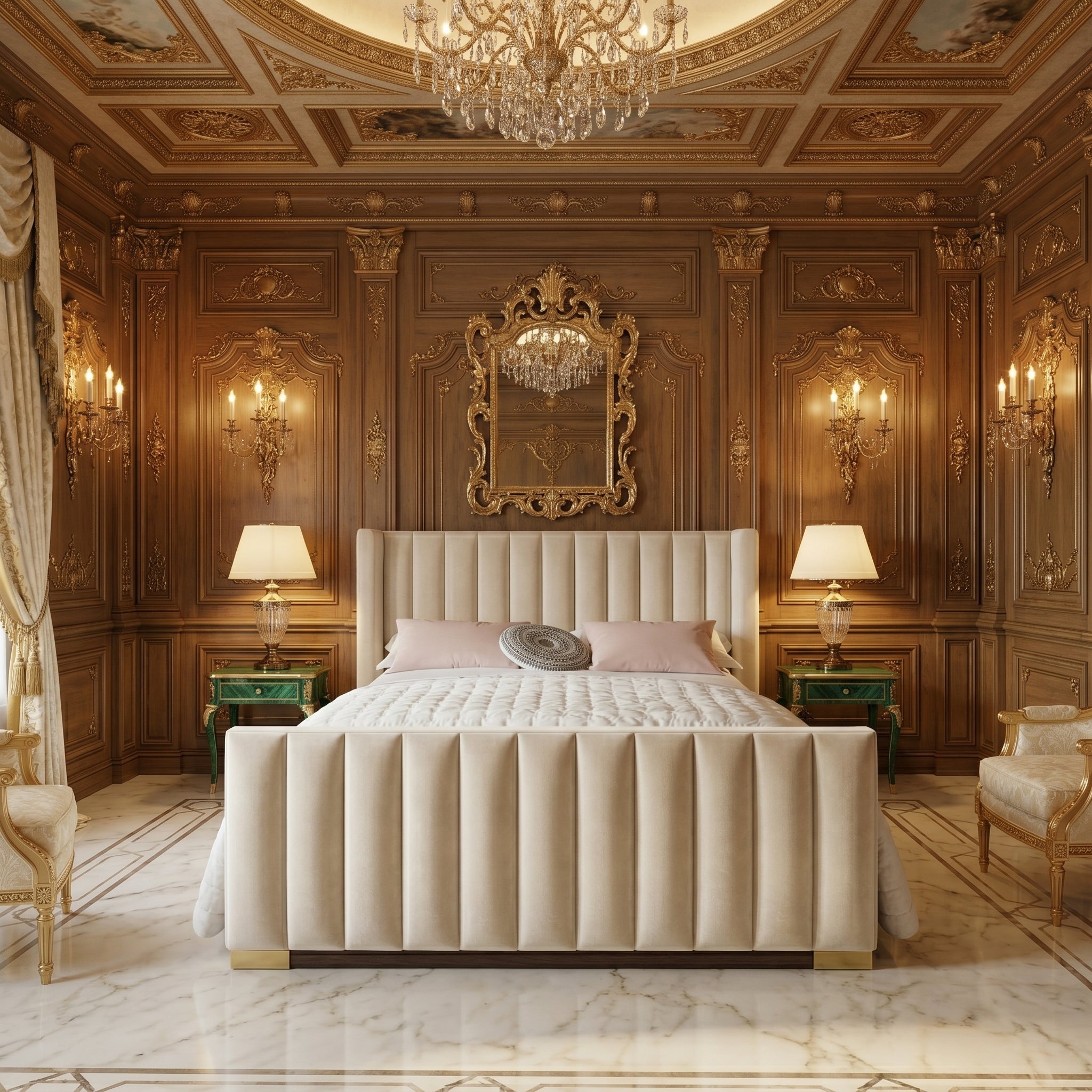 Bespoke Wingback Upholstered Bed Frame