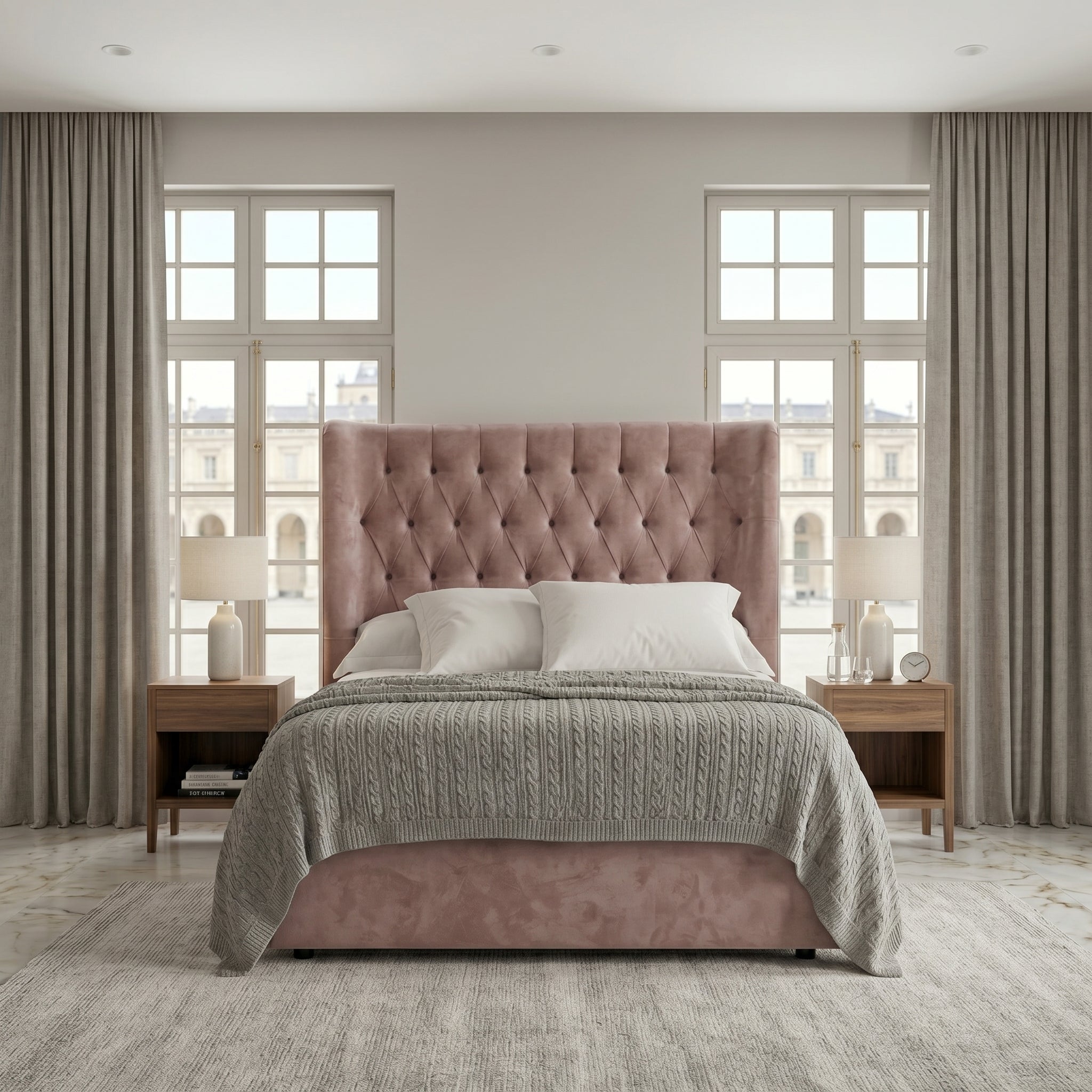 Elegant Modern Upholstered Bed