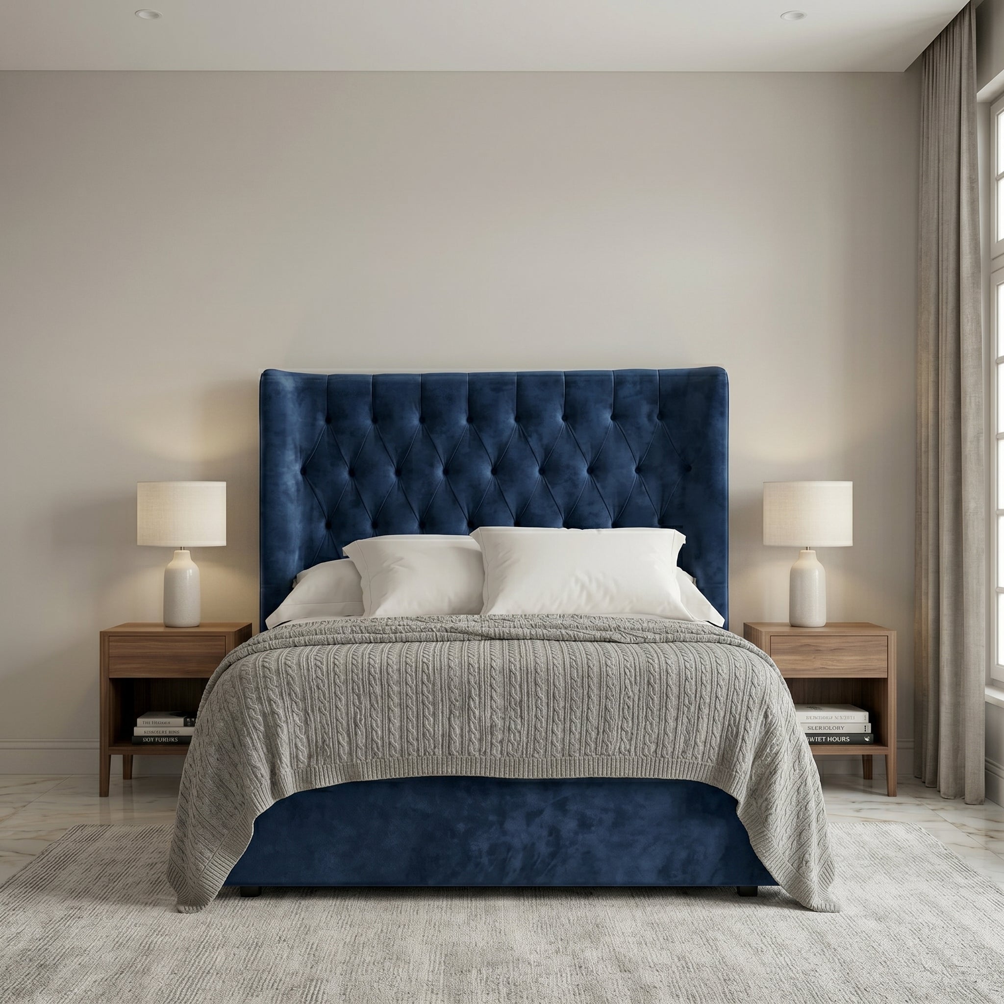 Elegant Modern Upholstered Bed