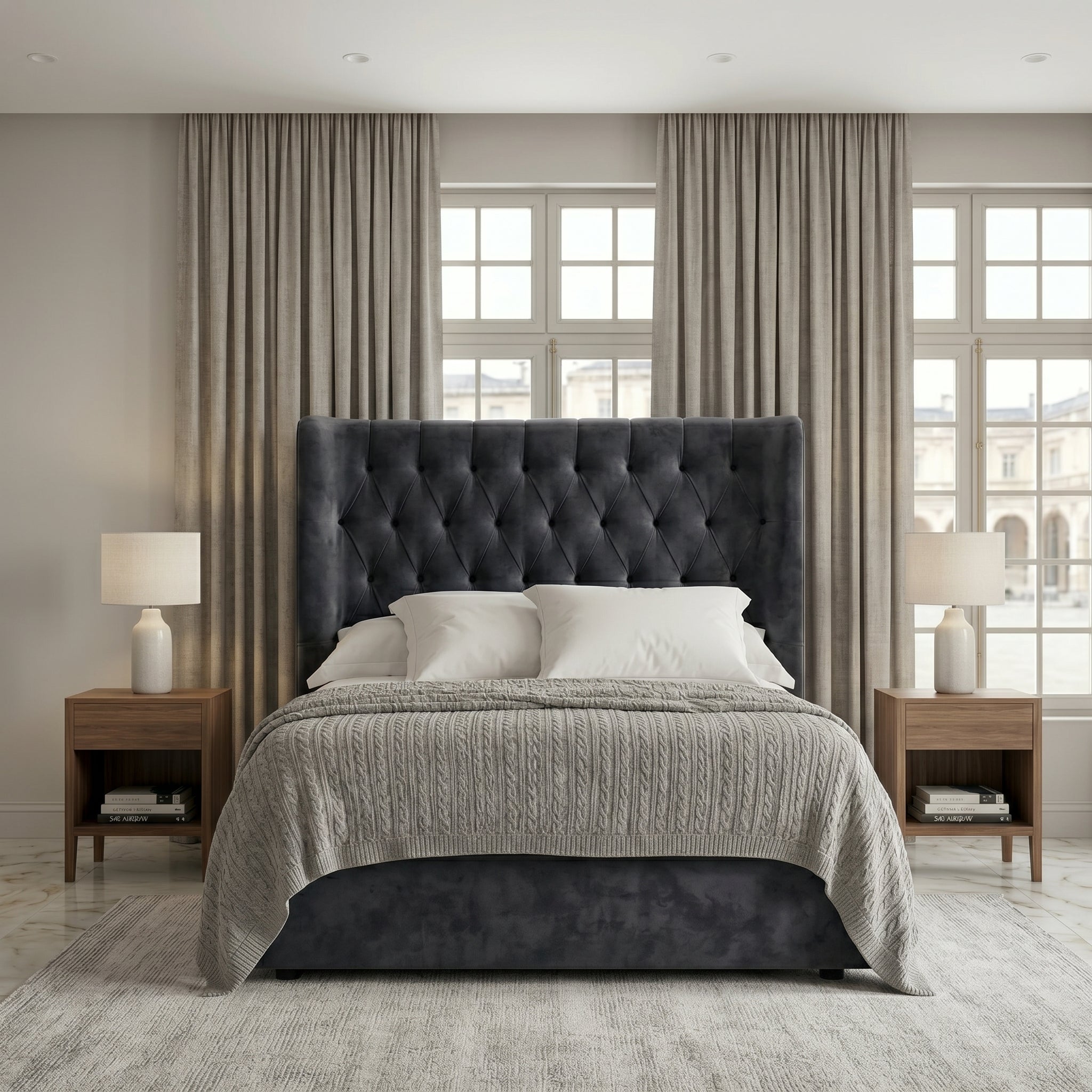 Elegant Modern Upholstered Bed