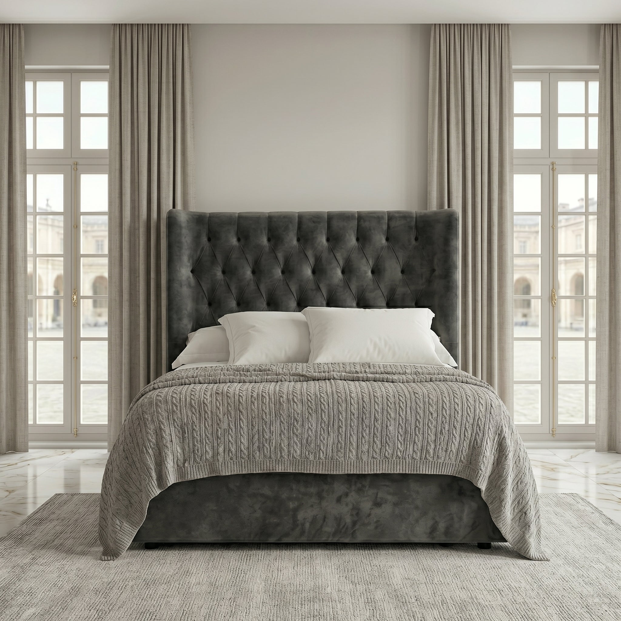 Elegant Modern Upholstered Bed
