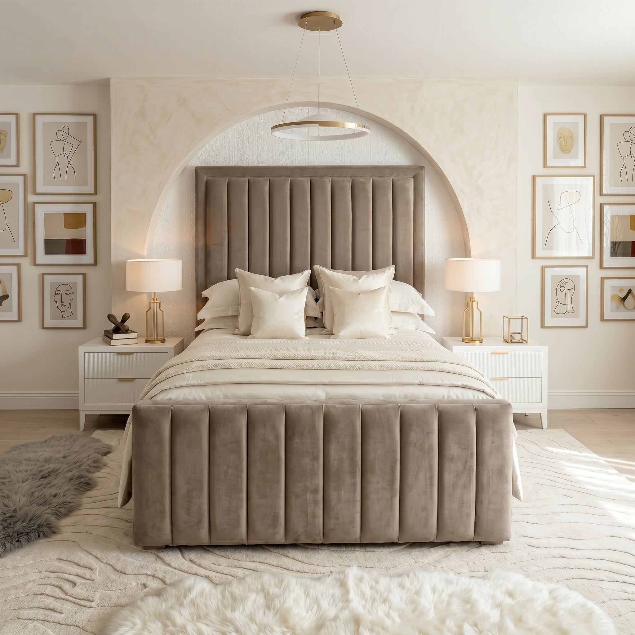 Modern Luxe Ottoman Bed