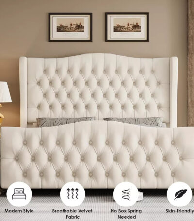 Luxury Upholstered Bed Frame